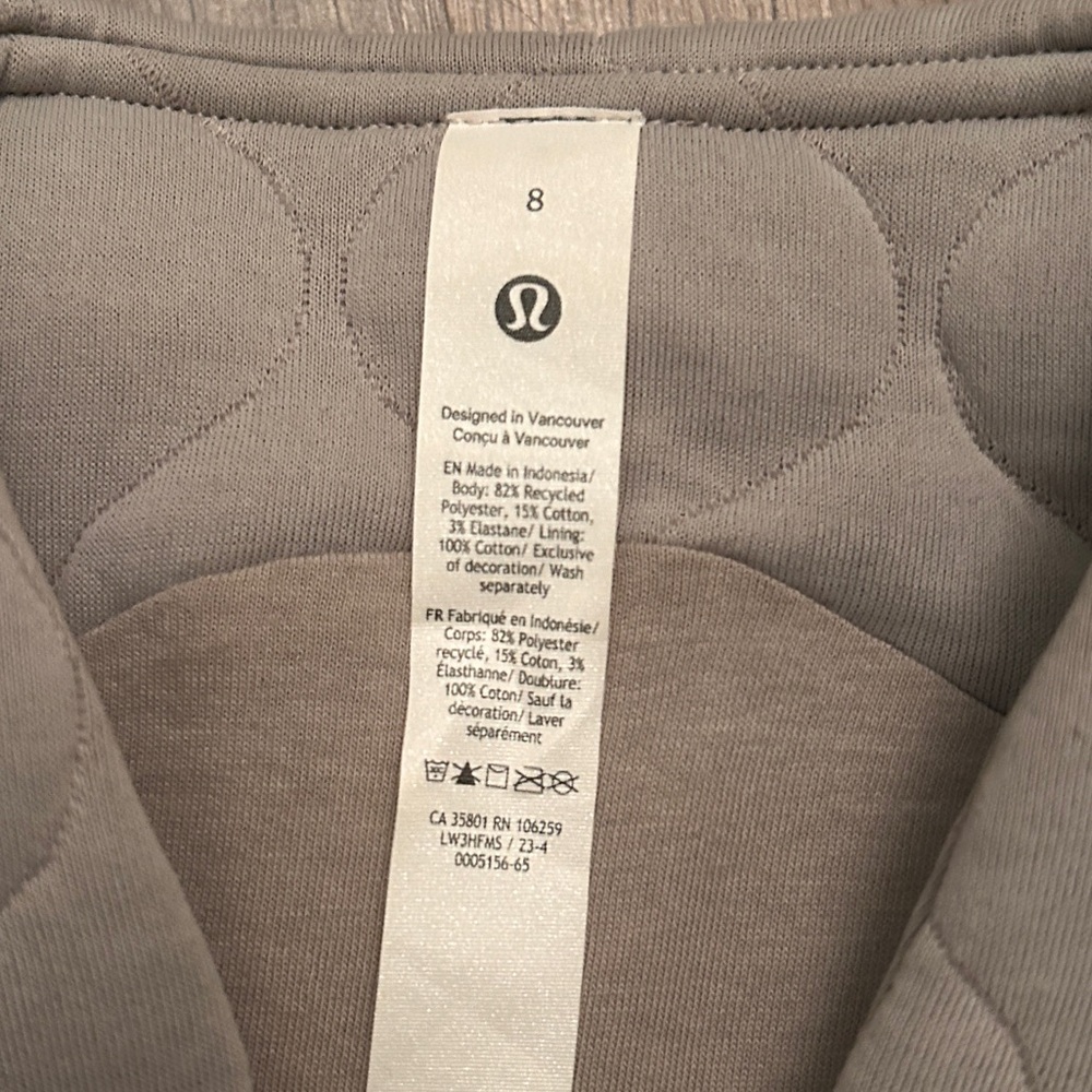 lululemon athletica Gray Quilted Puffer Jacket - Picture 3 of 6